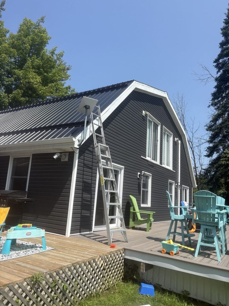 Starlink installation completed by The Internet Guy.